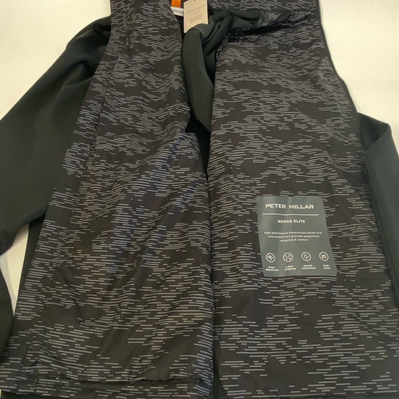 NWT PETER MILLAR Merge Elite Hybrid Jacket Black. 2023 Model $230 Size XL - Picture 8 of 16